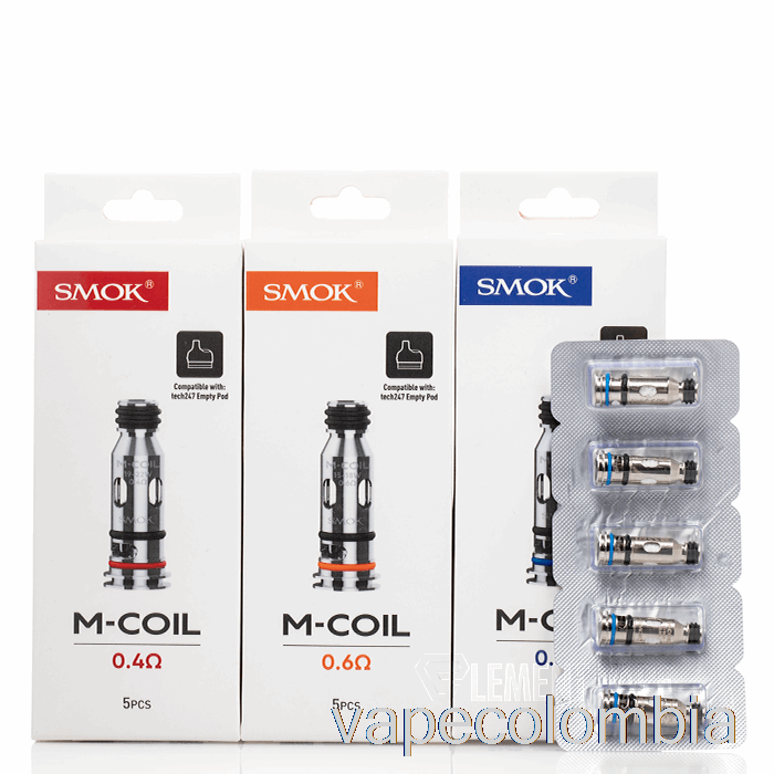 Vape Kit Completo Smok M Resistencias De Repuesto 0.6ohm M-coils